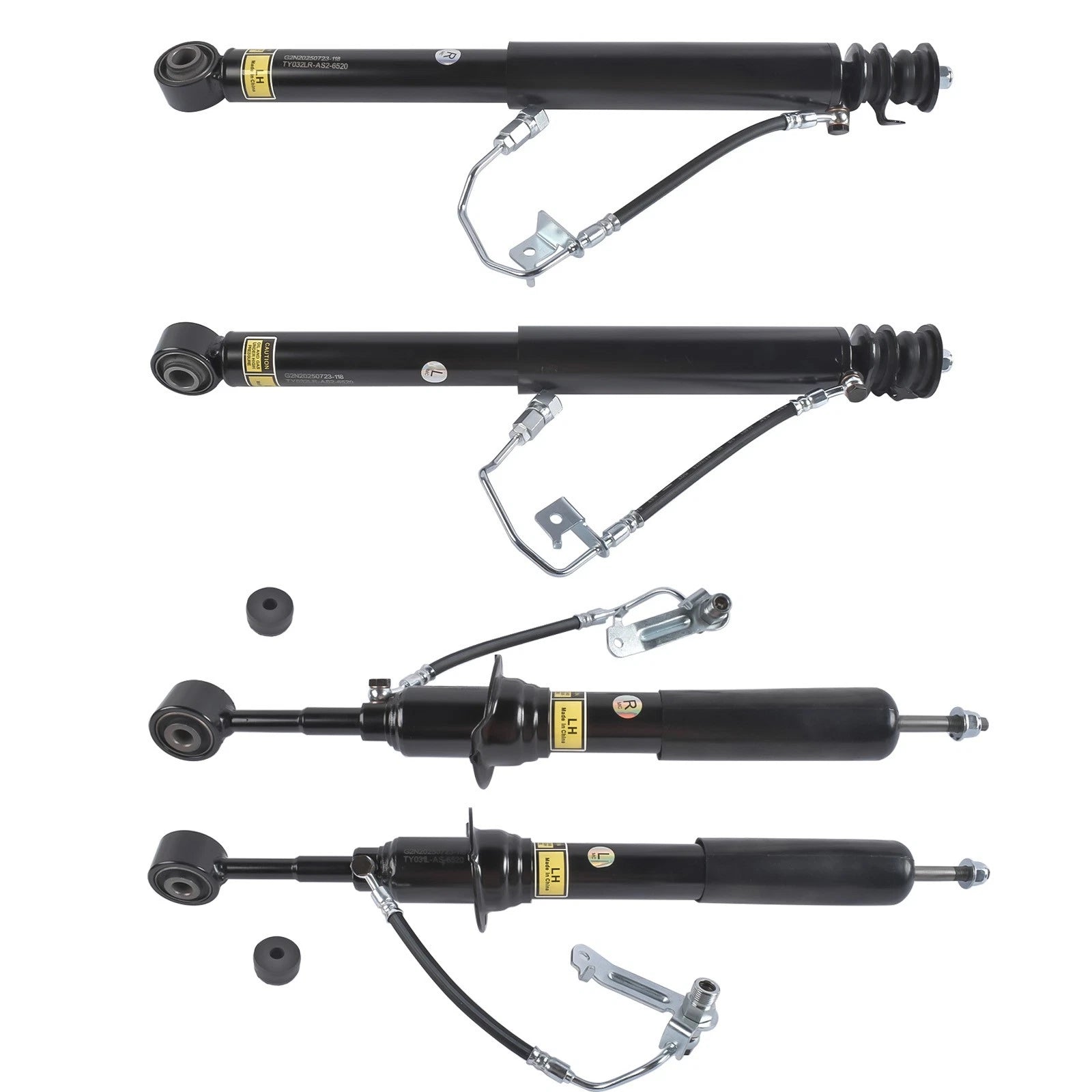 Set of 4 Shock Absorbers for Toyota 4Runner (2003–2009)