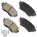 Set of 4 Front Ceramic Brake Pads for Mazda 3 (2014–2018)