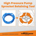 High-Pressure Fuel Injection Pump Chain Sprocket Cover Installer Tool for