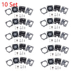 Set of 10 Carburetor Gasket Kits for Echo SRM230 SRM231 ES230 (Zama RB-107)