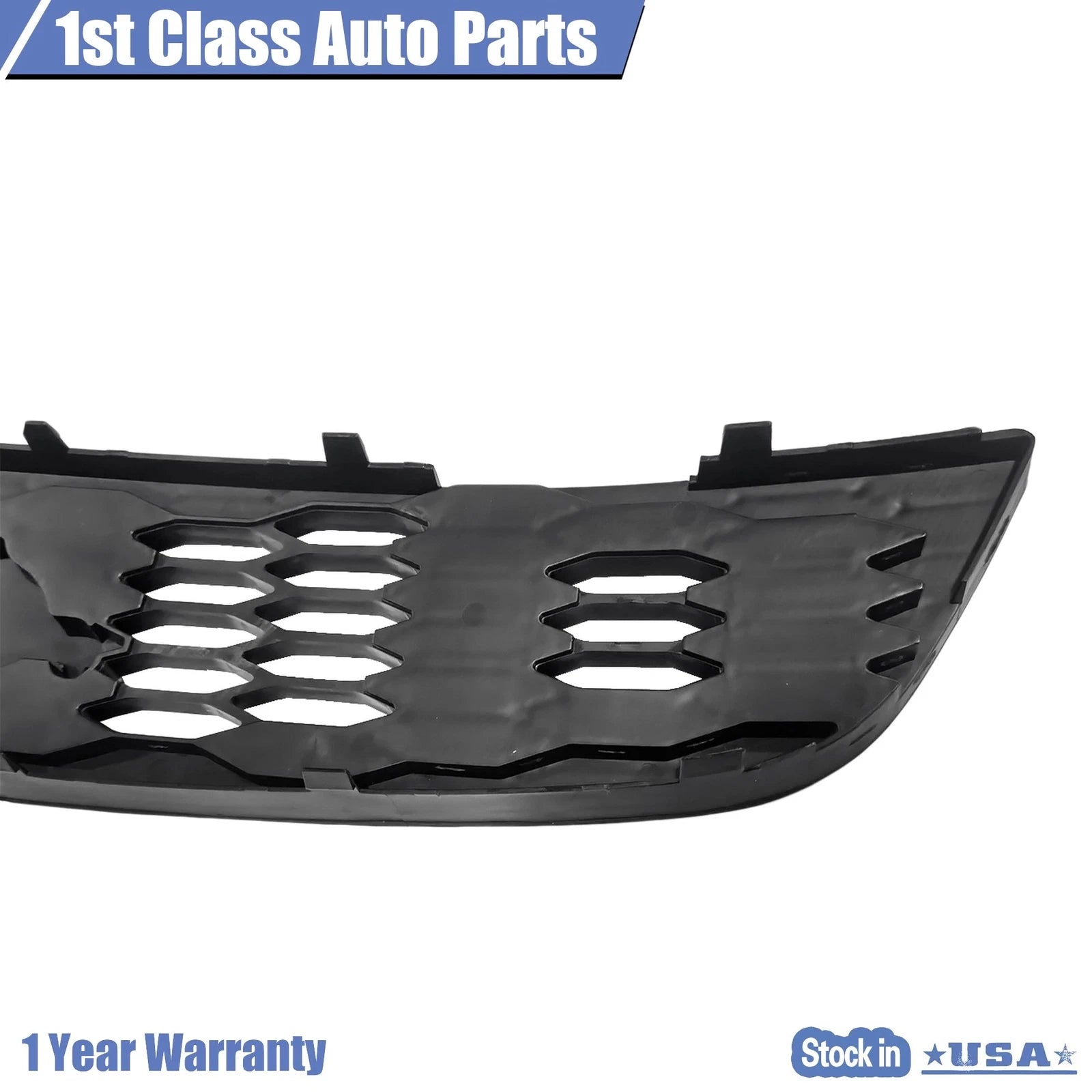 Glossy Black Honeycomb Grille for Ford Fusion (2010–2012)