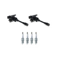 Set of 2 Ignition Coils & 4 NGK Iridium Spark Plugs for Stratus (2001–2006)