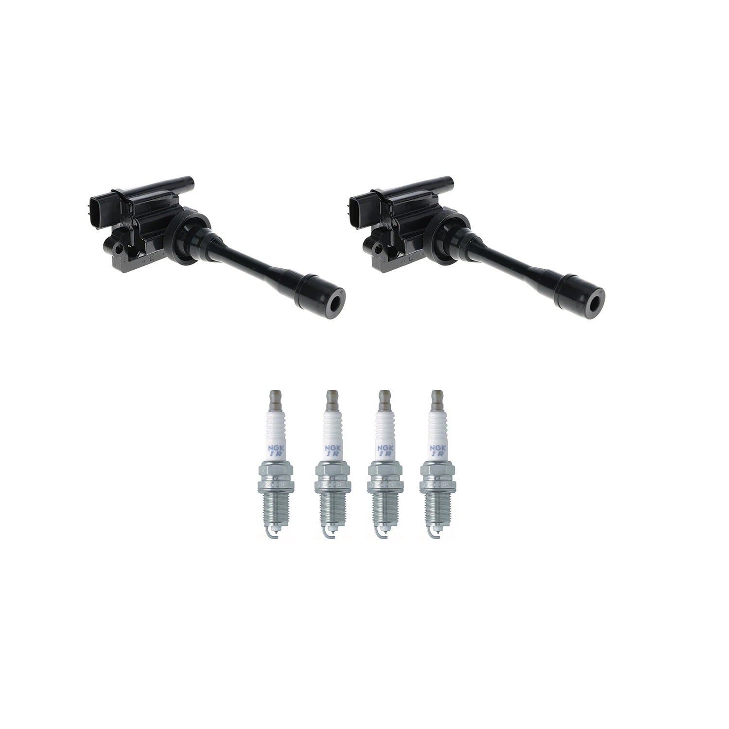 Set of 2 Ignition Coils & 4 NGK Iridium Spark Plugs for Stratus (2001–2006)