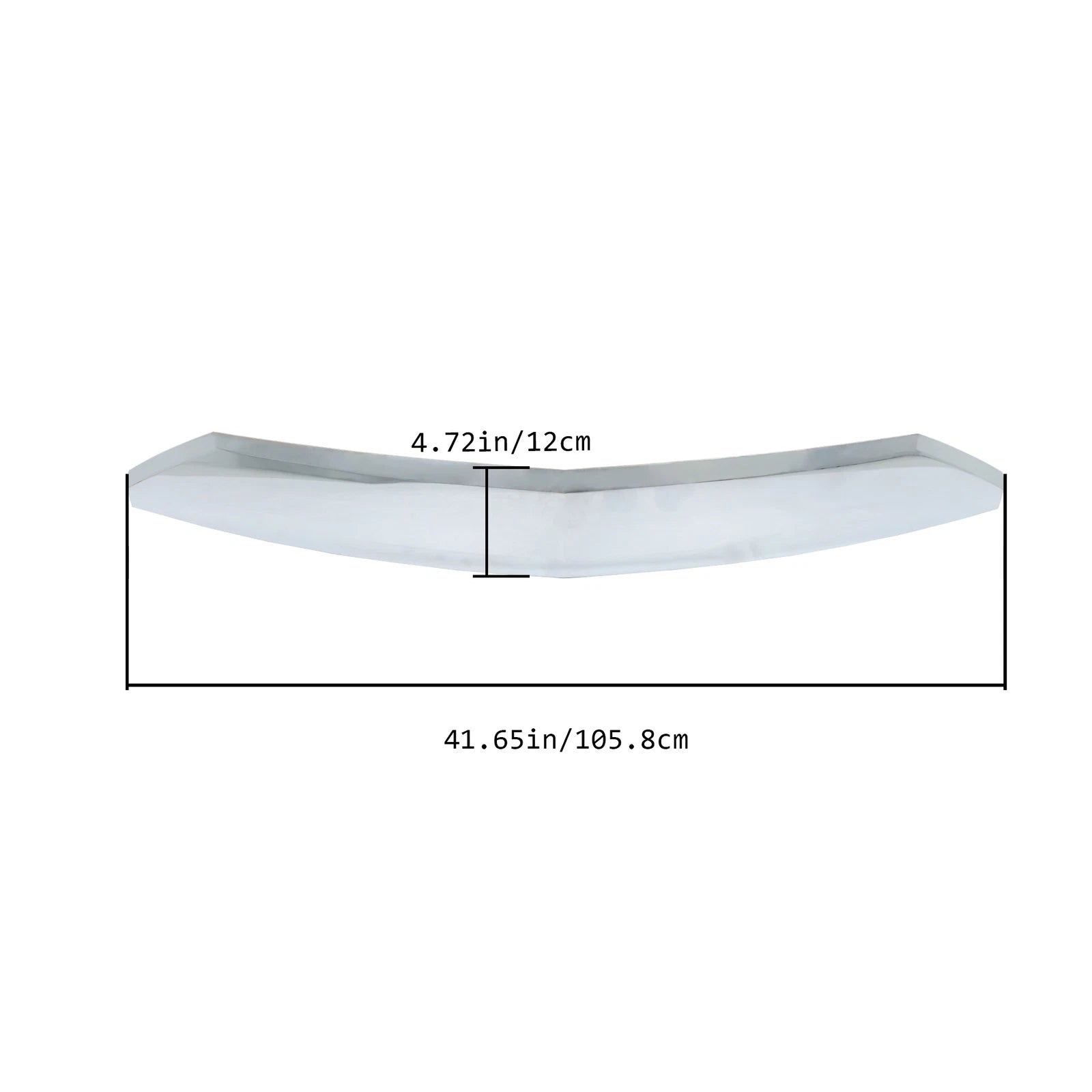 Chrome Front Hood Bezel Molding Trim for Lincoln Navigator (2007–2014)