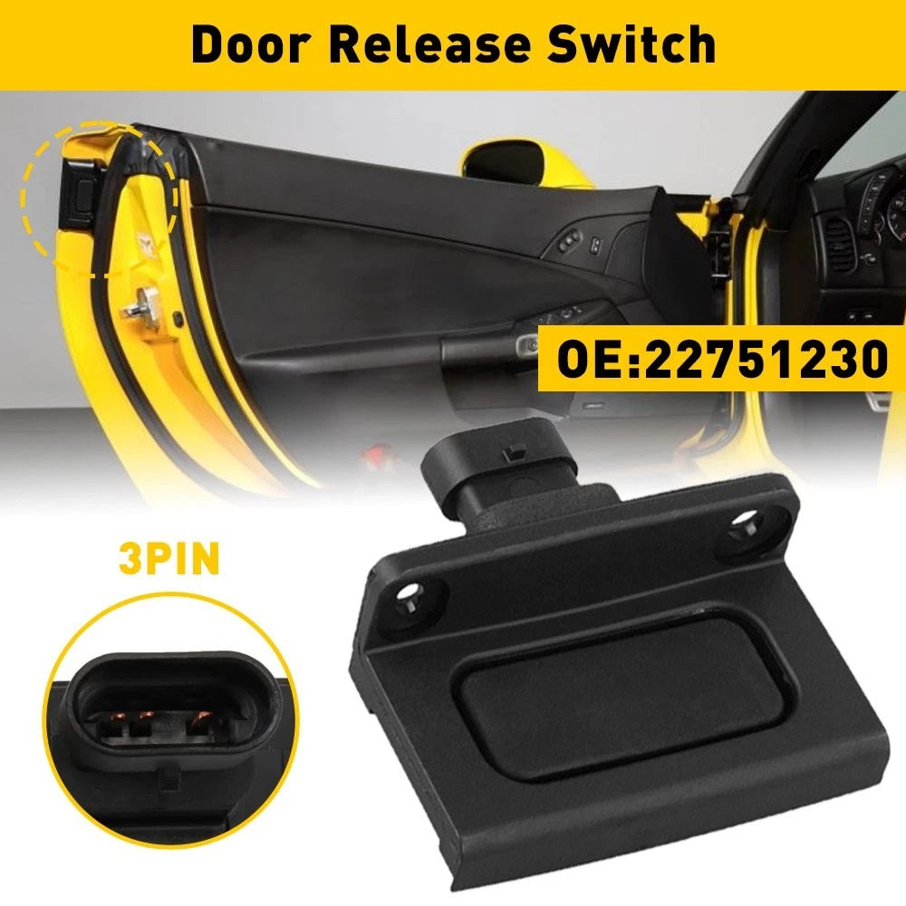 Exterior Door Release Switch Pad for Chevrolet C6 Corvette (2005–2013) 22751 H