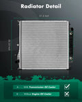 Aluminum Radiator Q2952 for Ford Explorer 2007–2010 4.0L V6 4.6L V8