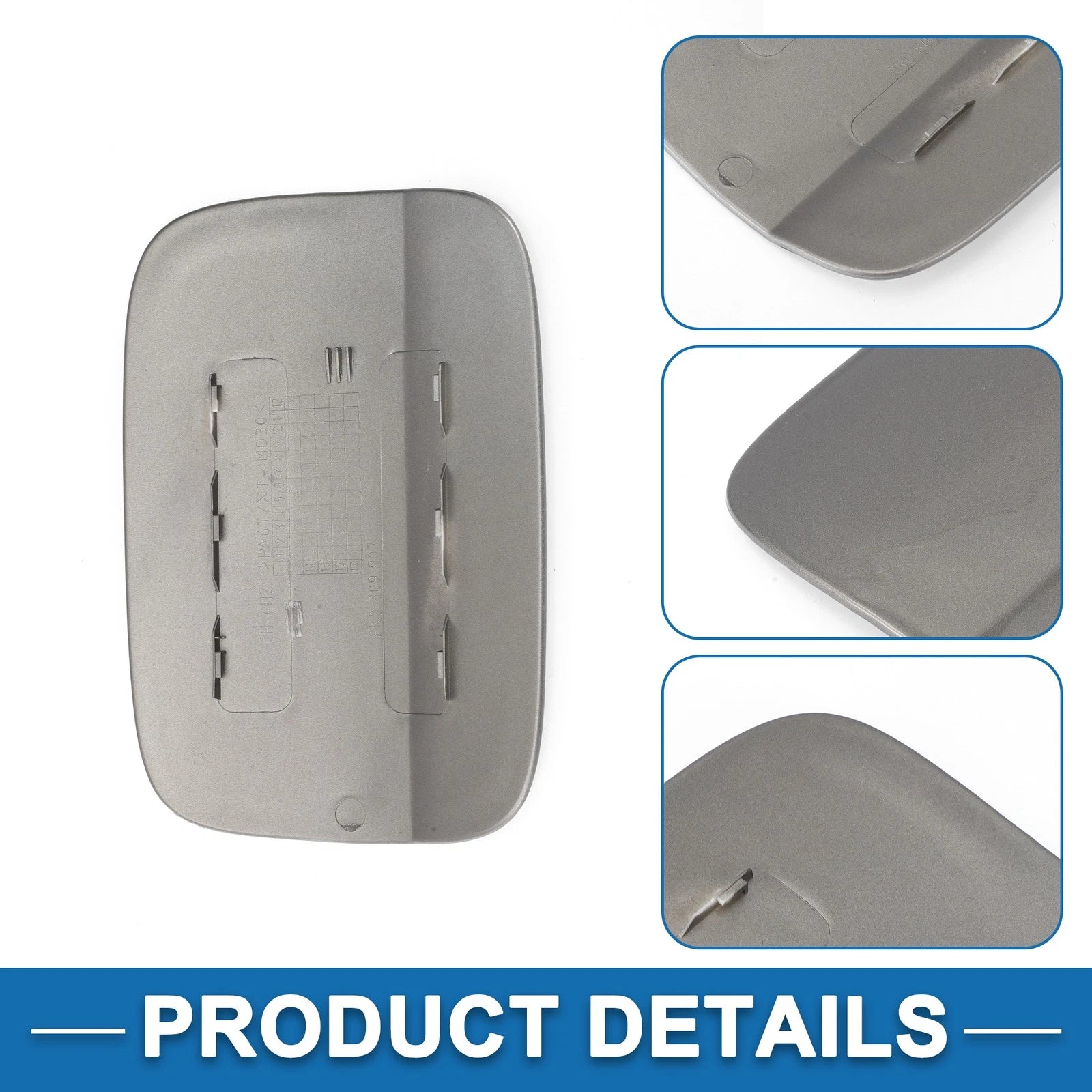 Fuel Tank Door Cap for Audi A4 (2009–2016) Fuel Filler Flap Cover Gold Tone