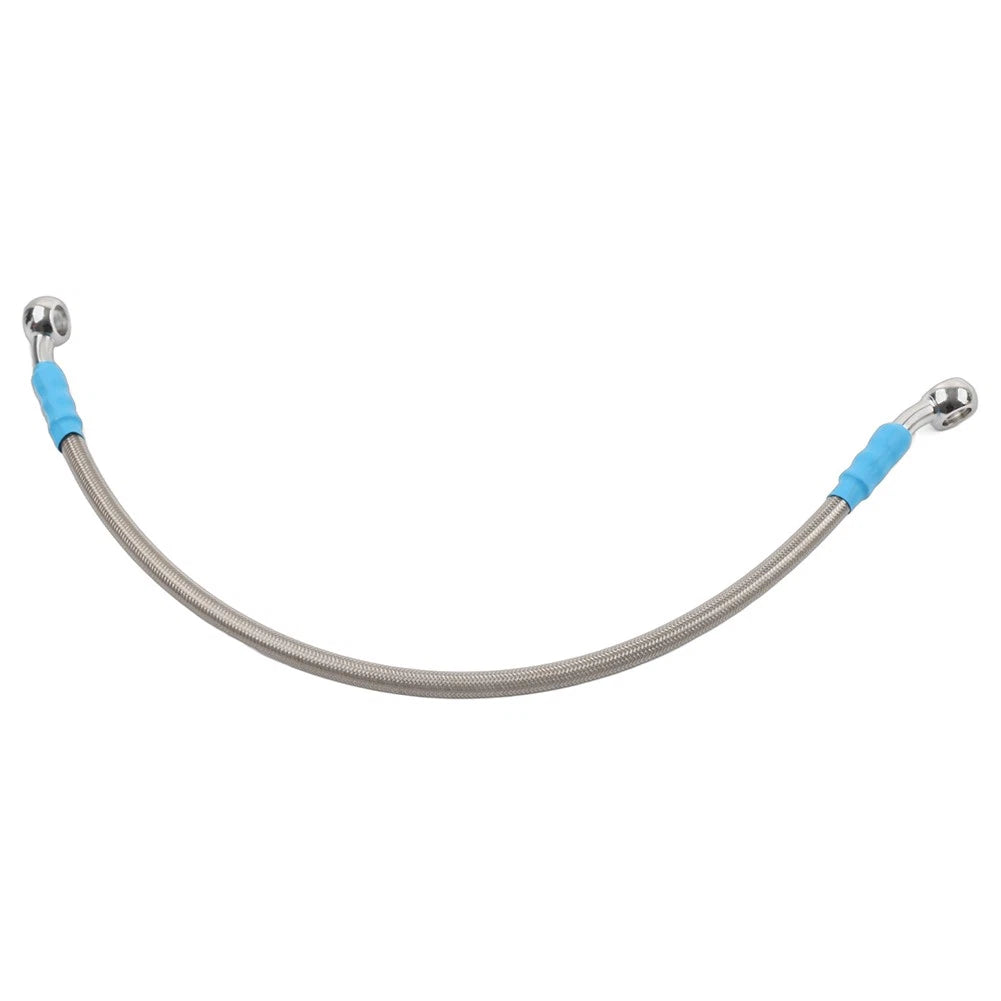 Braided Steel Brake Clutch Oil Hose Line Pipe for Motorcycle (45cm)