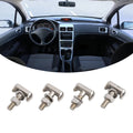 Set of 4 M6 Stainless Steel Battery Connectors for Marine Installation