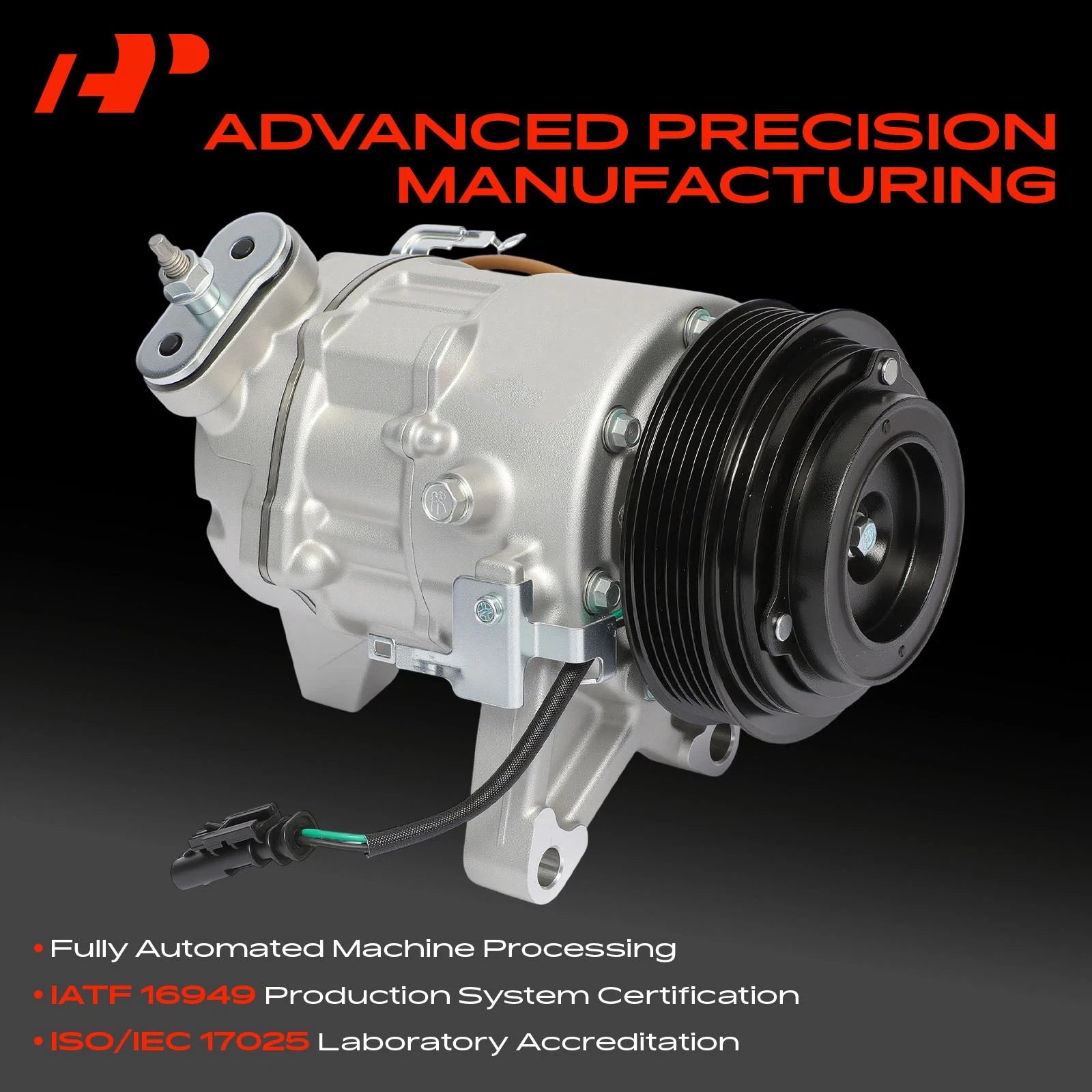 A/C Compressor with Clutch for Chevy Equinox (2012-2016) Impala (2012-2014)