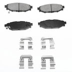 Rear Drilled Brake Rotors & Ceramic Pads for Subaru Forester Impreza