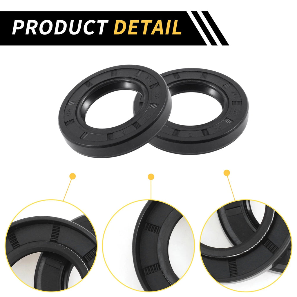 Set of 5 Oil Seal Rotary Shaft Seal NBR Rubber 30x52x8mm
