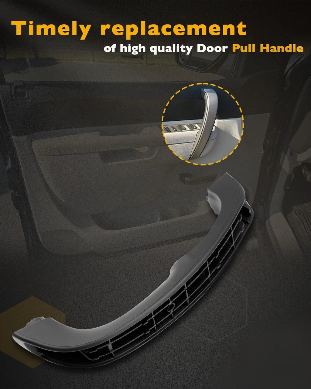 Interior Door Pull Handle for Chevy Silverado GMC Sierra (2010-2014)
