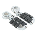 1 1/4" Wing Footpeg Pegs Mount Clamps for Harley Yamaha (Universal) Chrome