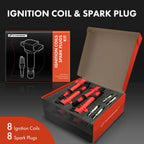 Set of 8 Ignition Coils & Iridium Spark Plugs for Jeep Grand Cherokee