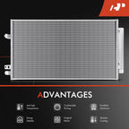 A/C Condenser with Bracket & Receiver Drier for Jeep Renegade (2015-2018)