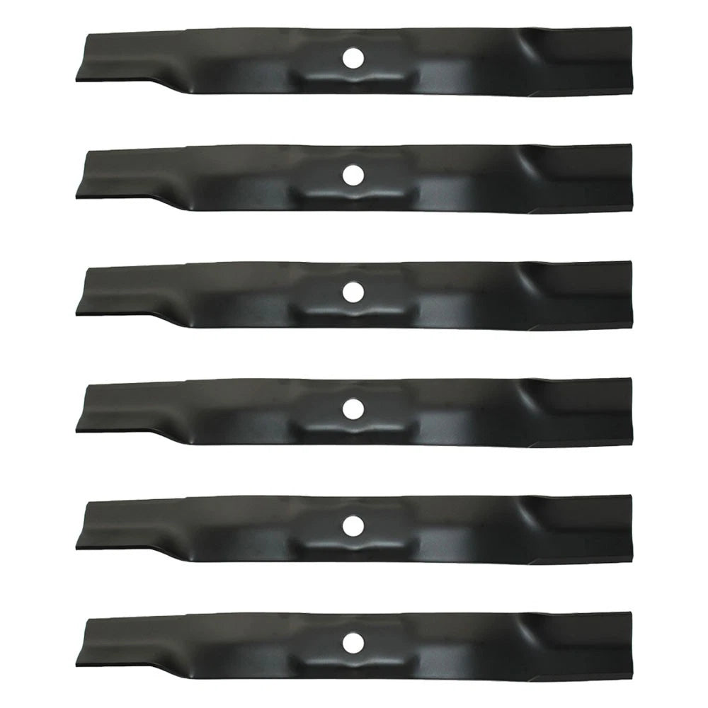 6 Hi-Lift Lawn Mower Blades for John Deere (Replaces M158112)