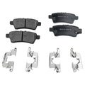 Brake Disc and Pad Kit for Nissan Xterra (2006–2007) Ceramic Pads