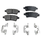 Brake Disc and Pad Kit for Nissan Xterra (2006–2007) Ceramic Pads