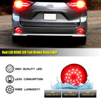 LED Smoked Rear Bumper Reflectors for Toyota Sienna (2011–2020)