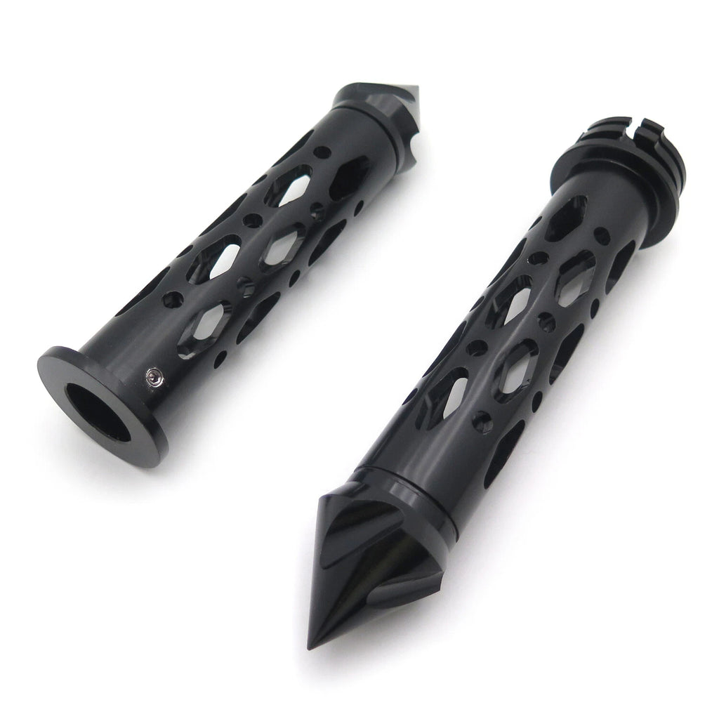 CNC 7/8" 22mm Spike Bar Ends Grips for Kawasaki Ninja ZX9 ZX10 ZX12 ZX14
