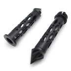 CNC 7/8" 22mm Spike Bar Ends Grips for Kawasaki Ninja ZX9 ZX10 ZX12 ZX14