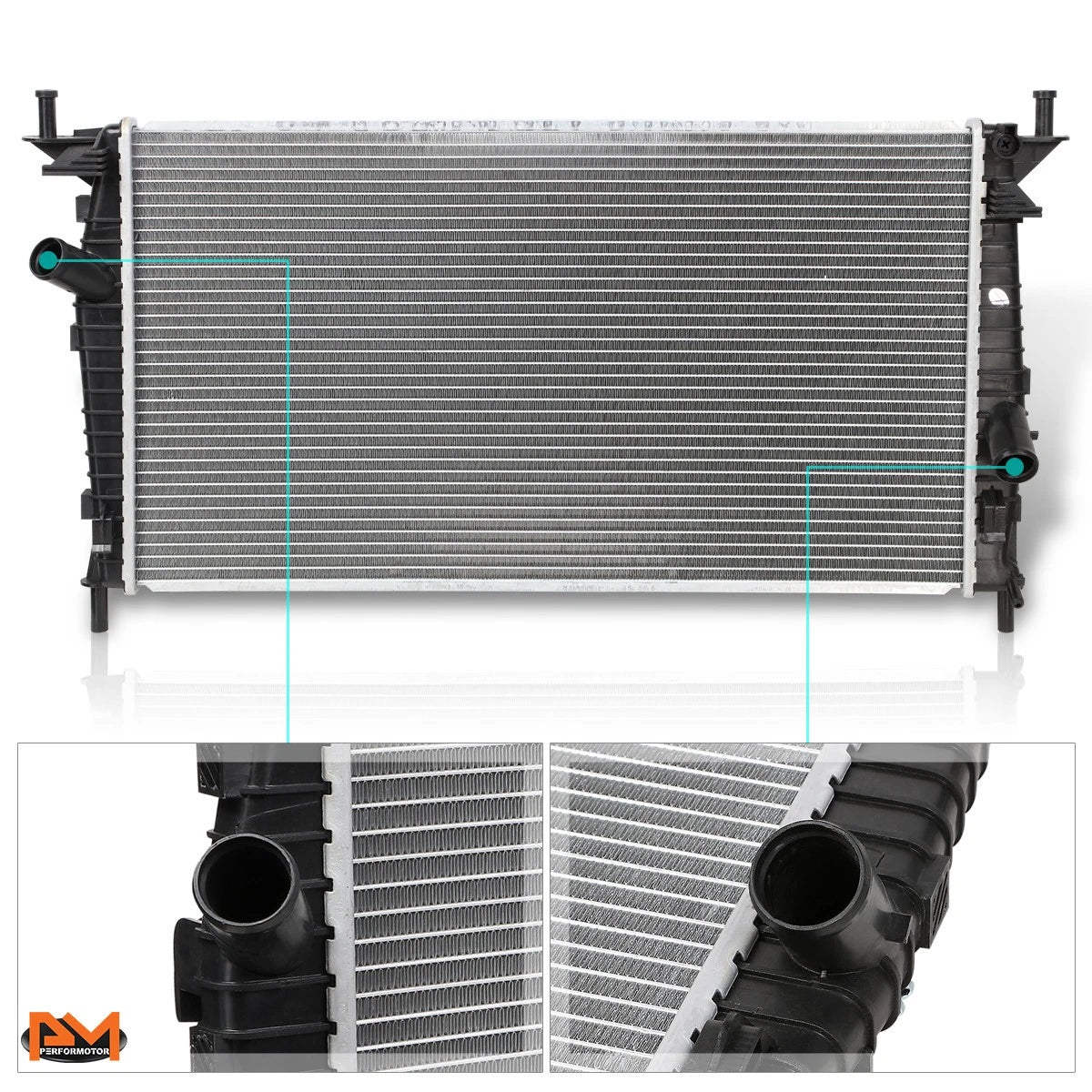 Aluminum Core Radiator for Mazda 3 2004–2009 2.0L/2.3L Turbo AT DPI-2696