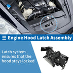 Hood Latch Assembly for BMW X1 (2013–2023) No. 51237431370