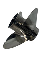 3X 15 3/8 x 18 LH Rebel SS Propeller for Evinrude Johnson (OEM, 763989)