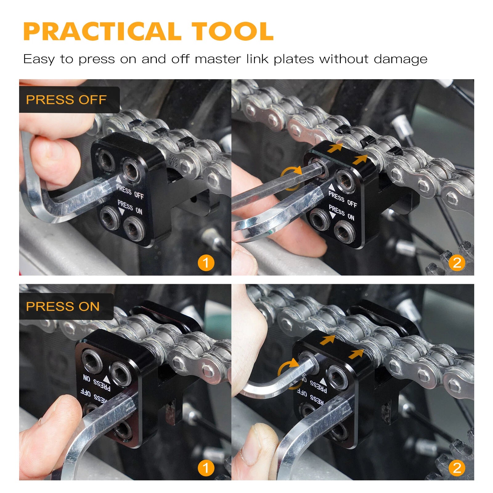 Master Link Chain Press Tool for Universal 50 520 525 530