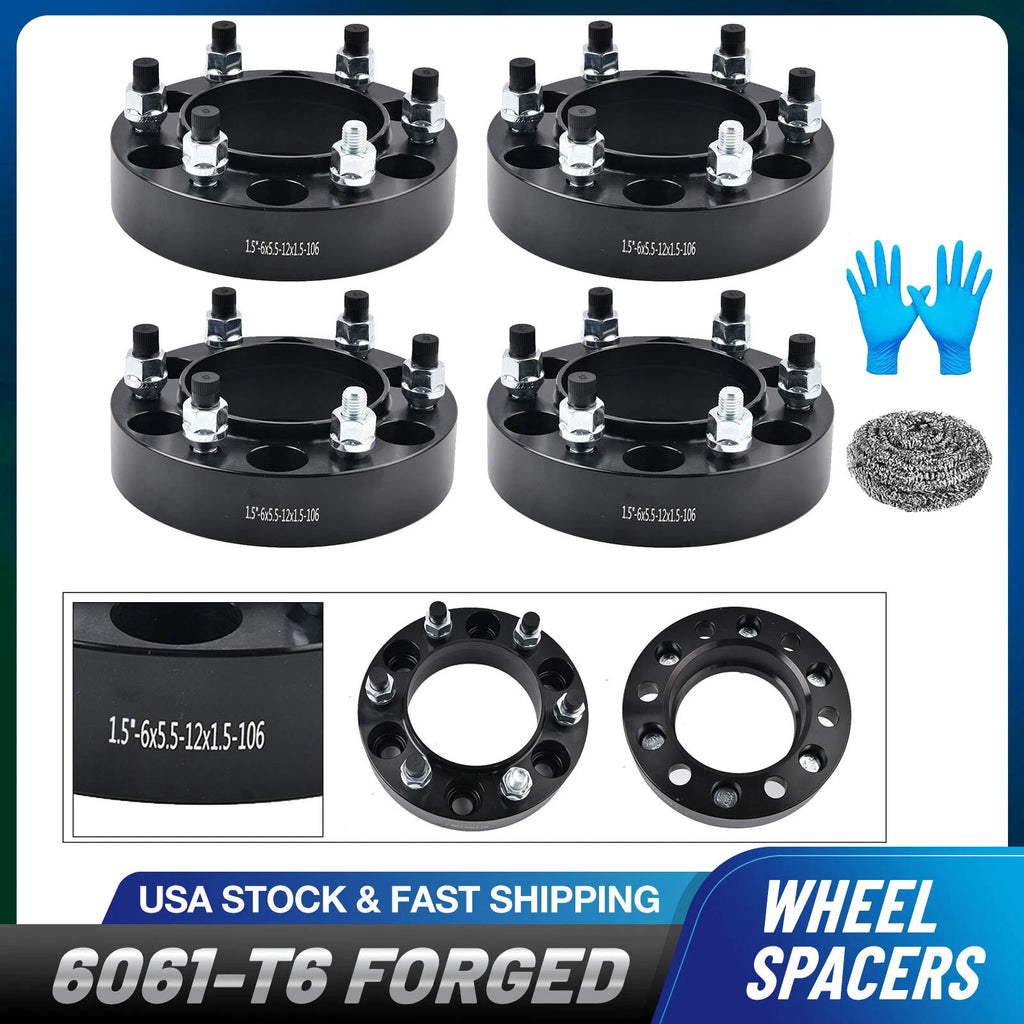 Set of 4 Hubcentric Wheel Spacers 1.5" for Toyota Tacoma 4Runner Tundra