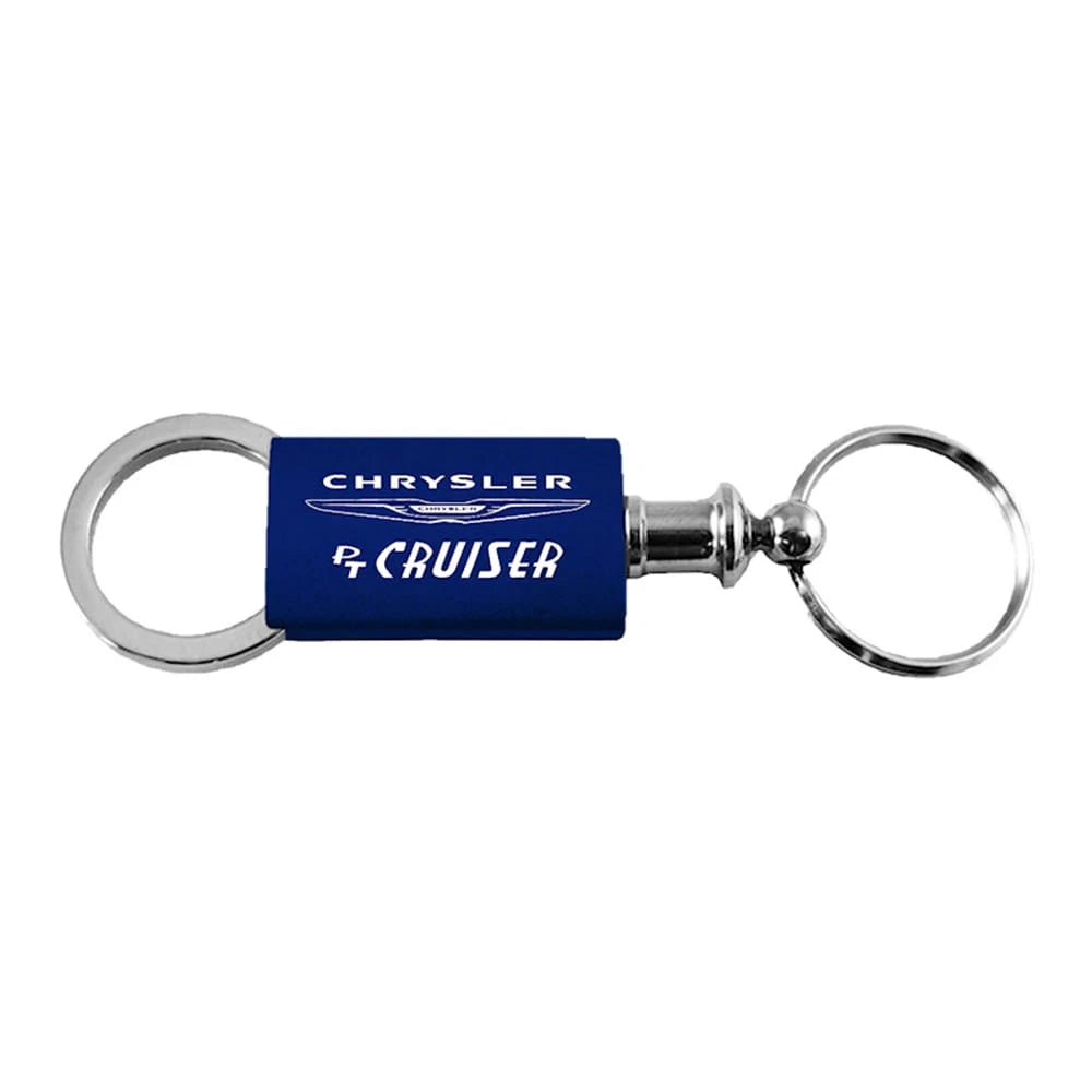 Navy Anodized Aluminum Valet Keychain for Chrysler PT Cruiser