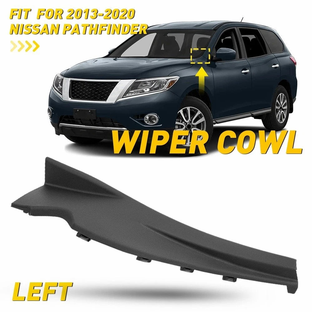 Windshield Wiper Cowl Extension Trim for Nissan Pathfinder (2013–2020)