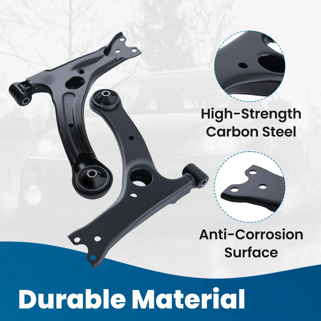 4PCS Front Lower Control Arms for Toyota Corolla Matrix Vibe (2003–2008) K640361