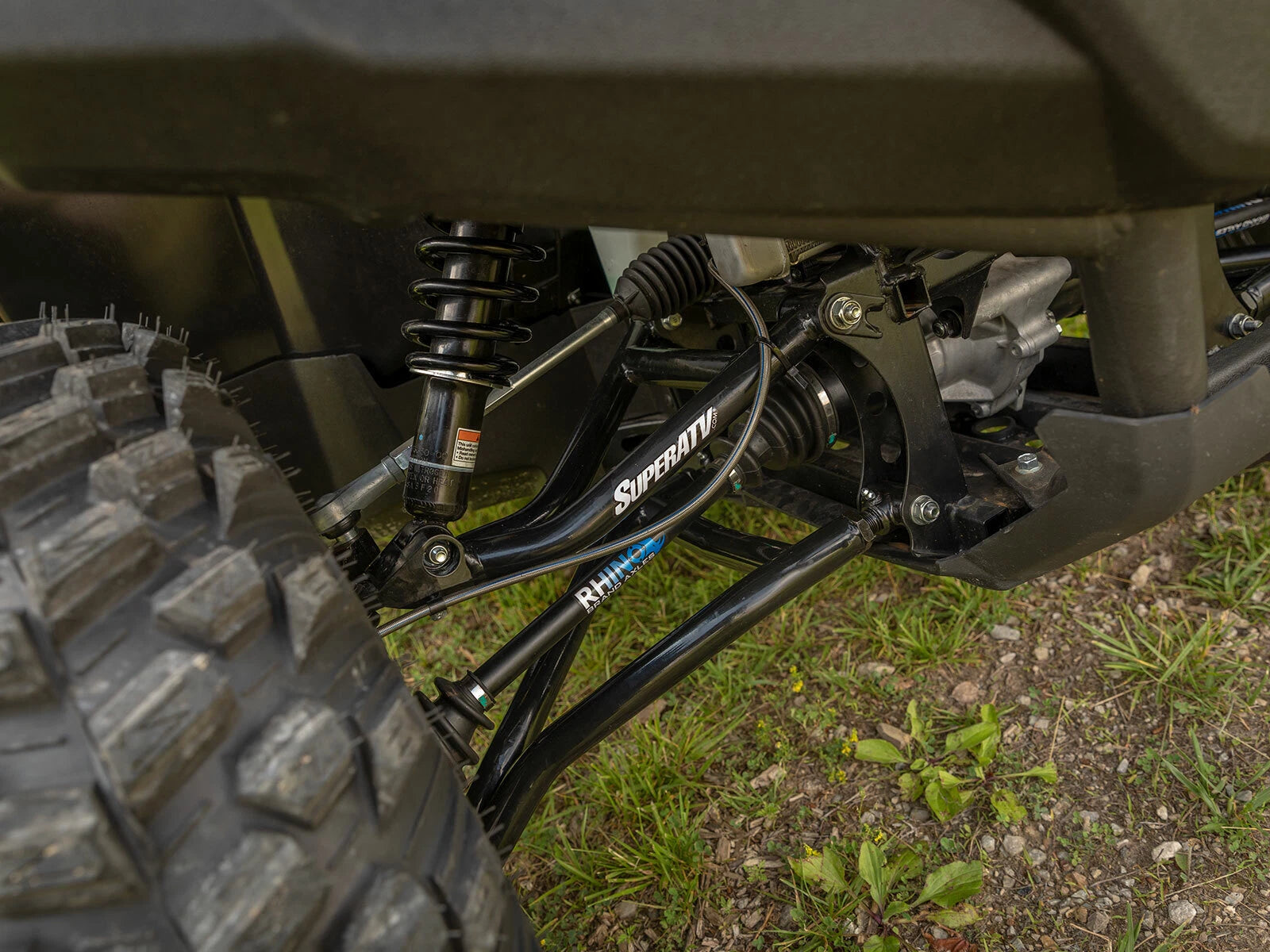 1.5" Offset A-Arms for Yamaha Viking (2014+) - SuperATV - Black