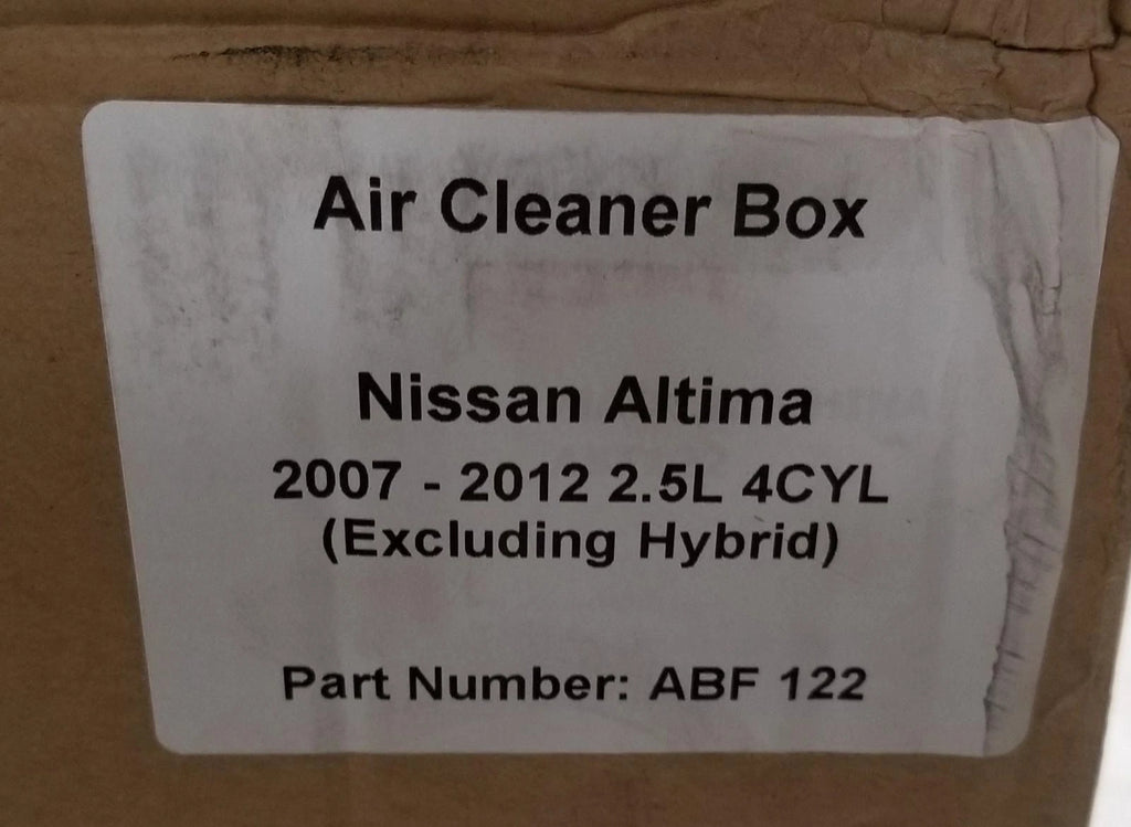 Air Cleaner Filter Box for Nissan Altima 2.5L (2007–2013) 16500JA00A ABF122