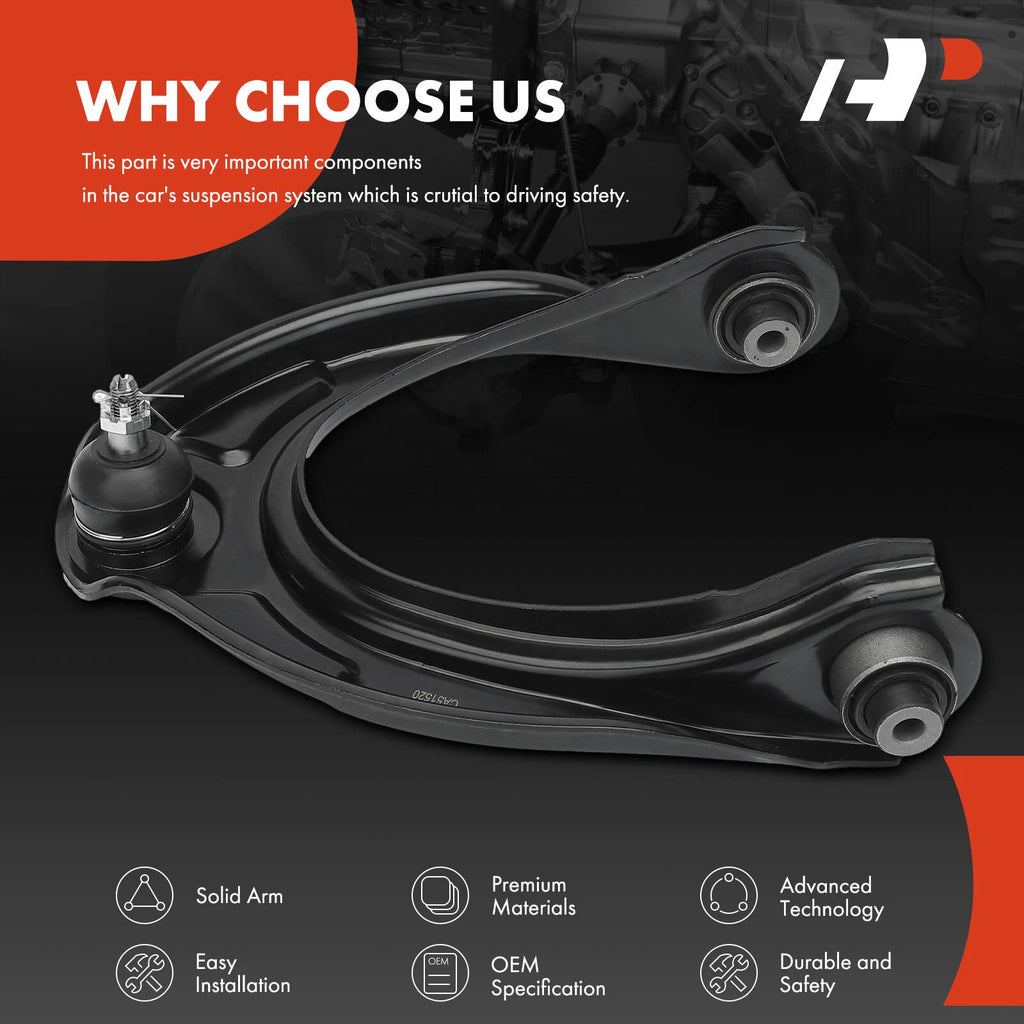 Front Left Upper Control Arm with Ball Joint for Honda Crosstour (2012-2015)