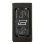 Efficient 12V 20A 3 in1 Car Power Door Glass Switch Door Lock Control System