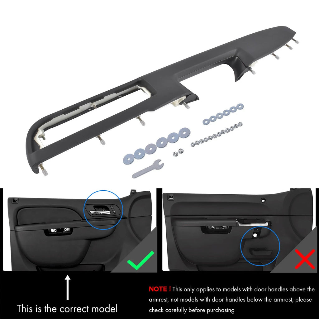 Driver Left Door Panel Handle Armrest for Tahoe Silverado (2007–2014)
