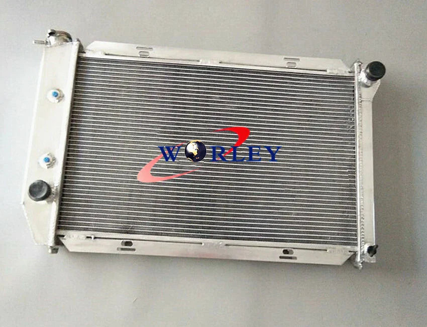3 Row Aluminum Radiator & Fans for 71-73 Ford Mustang, Cougar, Torino (1971-1973)