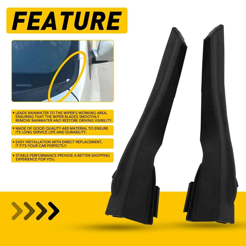 Front Wiper Side Cowl Extension Covers for Hyundai Tucson (2010–2015)