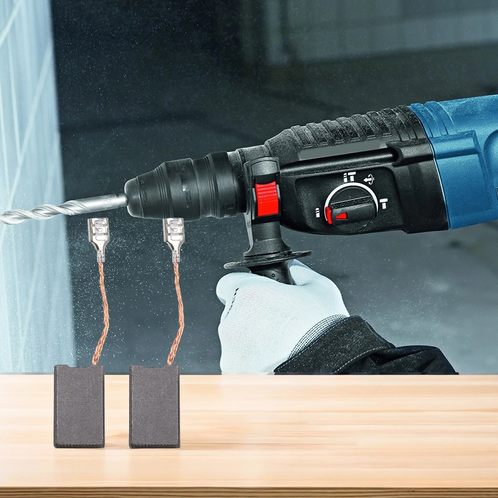 2pcs Carbon Brush for 11245EVS Rotary Hammer 11311EVS