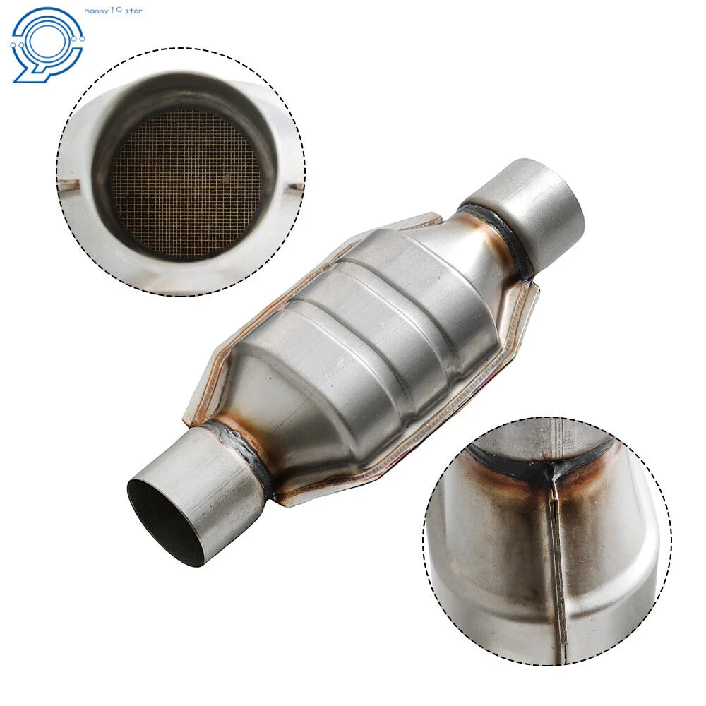Set of 2 Universal 2.5" Catalytic Converters for Chevy Silverado 1500 GMC