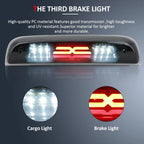Third Brake Light for Chevy Silverado (2014-2018) Black Housing Smoke Lens