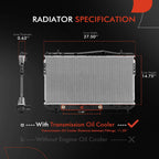 Radiator with Oil Cooler for Suzuki Forenza (2004-2008)