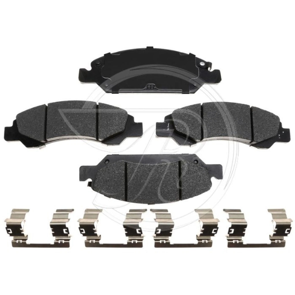 Set of 4 Brake Pads for Chevrolet Silverado 1500 (2014–2018)