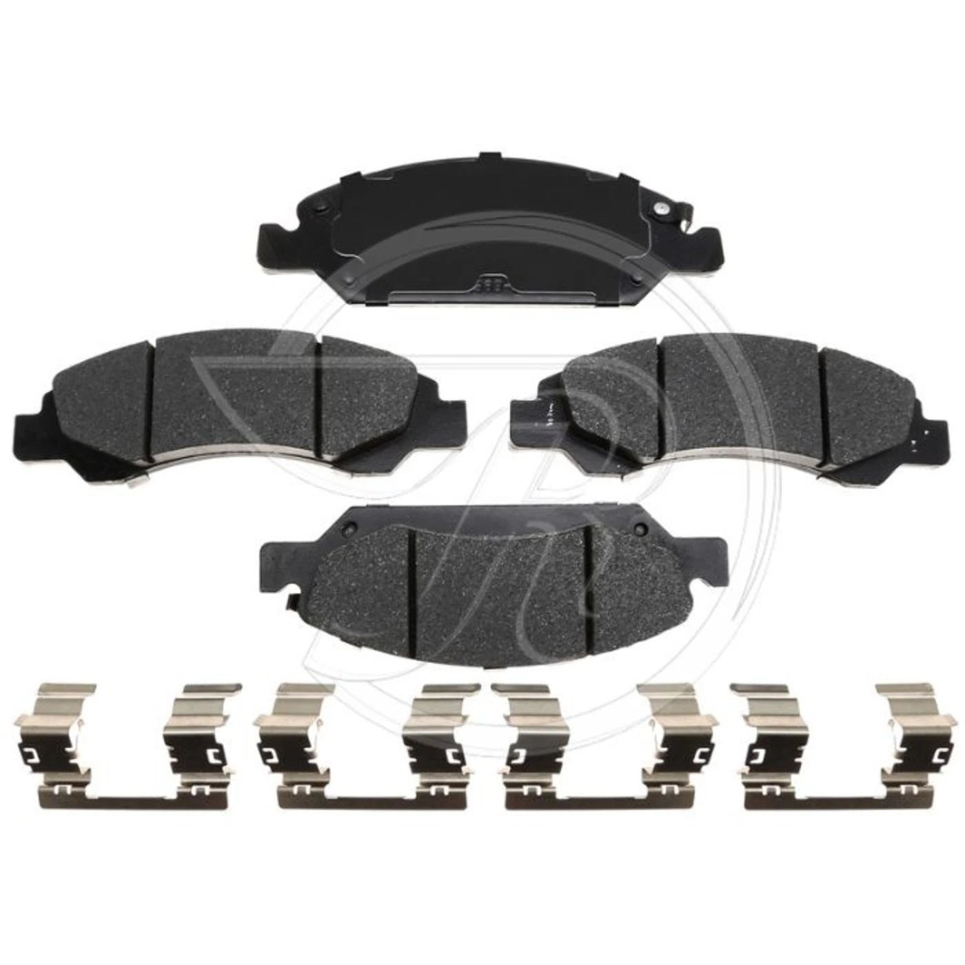 Set of 4 Brake Pads for Chevrolet Silverado 1500 (2014–2018)