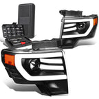 LED Projector Headlight for Ford F150 (2009–2014) + Tool Box