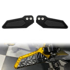 2X Black Rear Foot Pedal Footrest Passenger Footpeg for Honda ADV 160 (2021–2023)