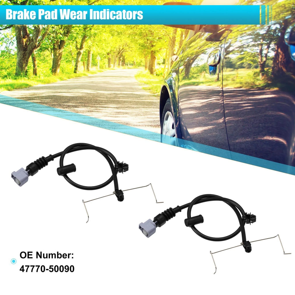 2X Front Brake Pad Wear Sensor 47770-50090 for Lexus LS460 LS600h (2007–2016)